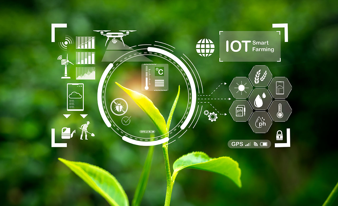 Smart agriculture technology for monitoring plants